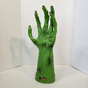 VTG Gemmy Animatronic Witch Hand Halloween Decor Prop Talking Fingers Move 90s